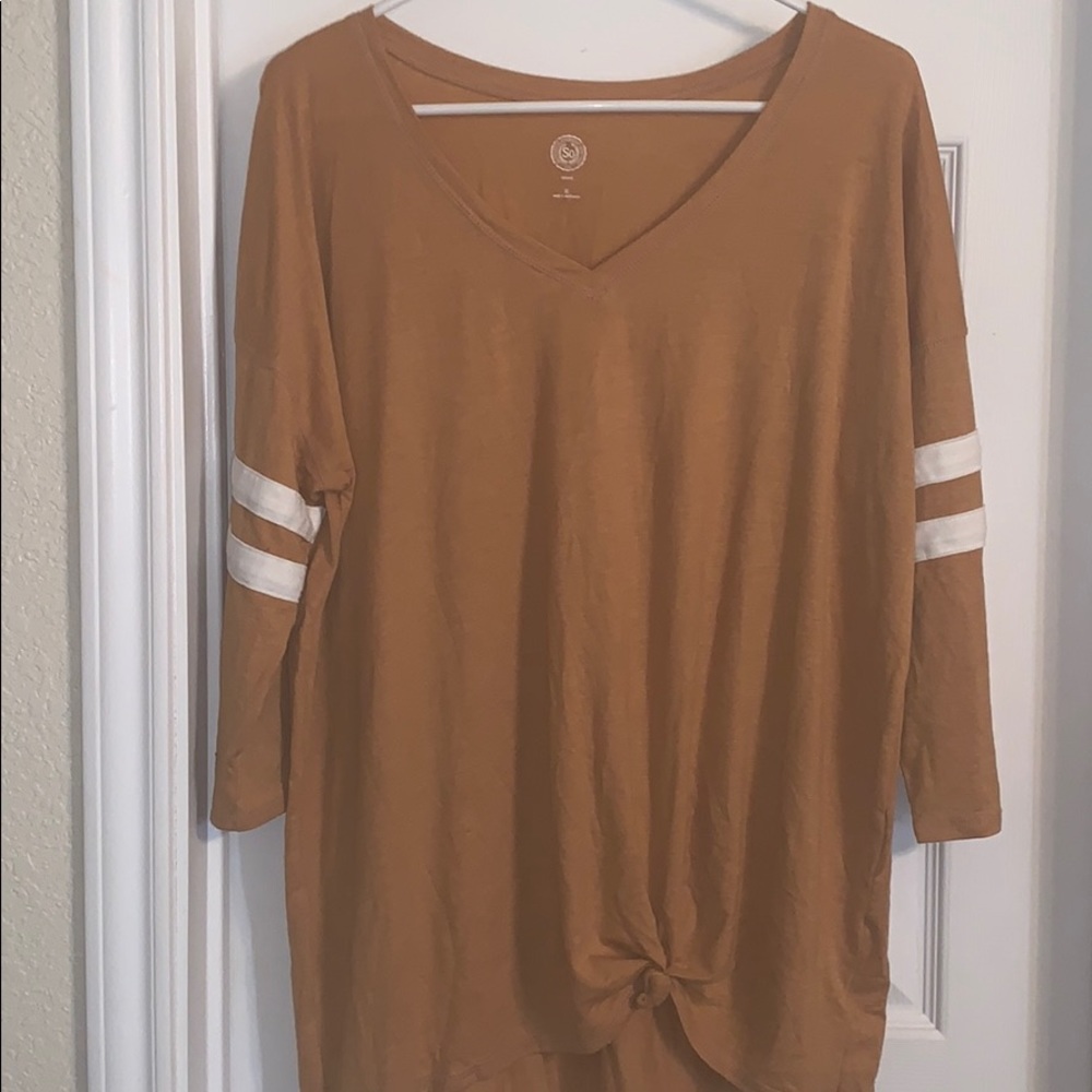 Baseball style shirt